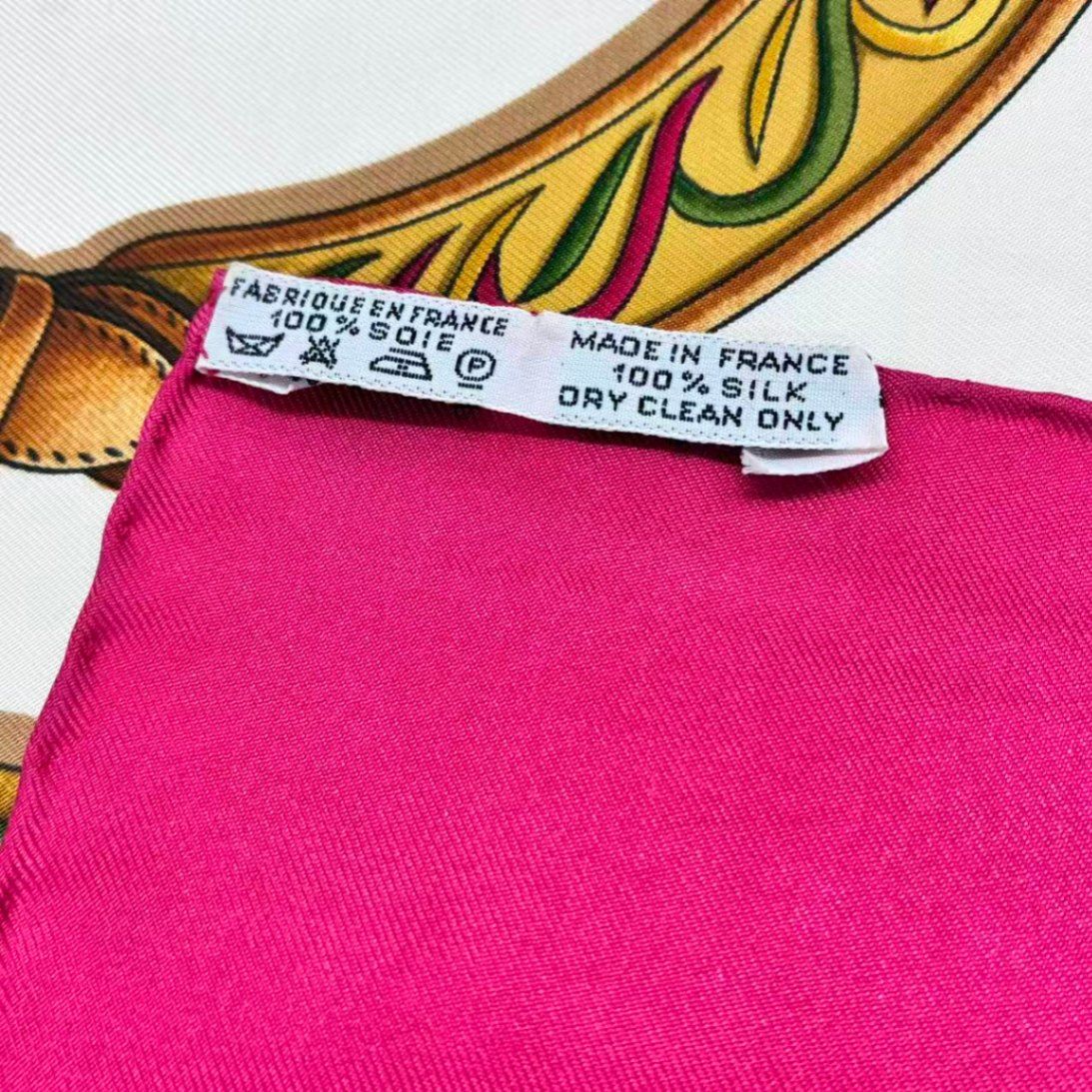 美品 HERMES エルメス スカーフ シルク カレ90 FESTIVAL