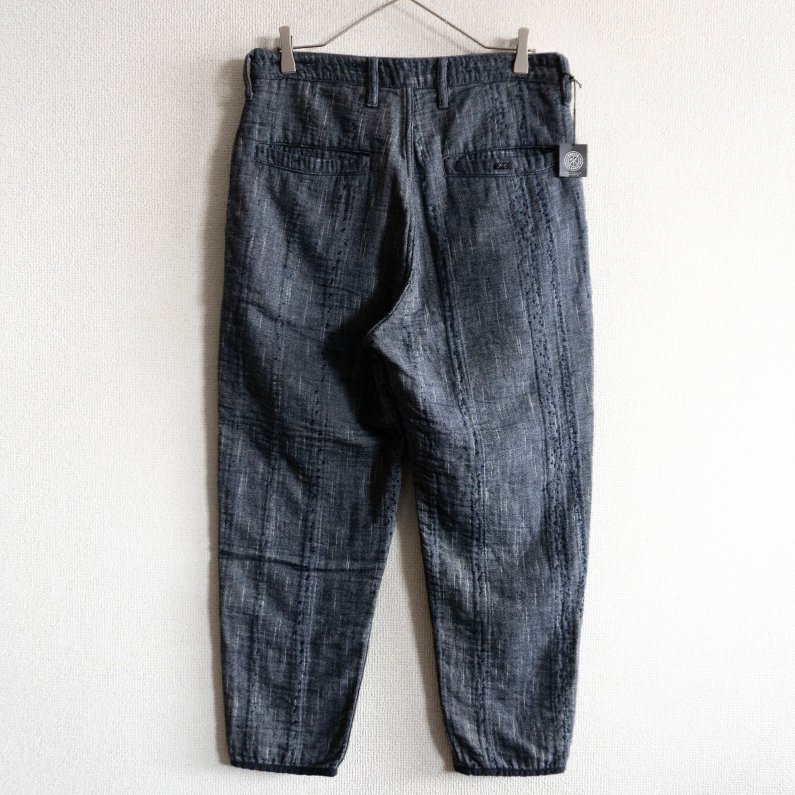 極美品】PORTER CLASSIC【NEW SASHIKO CROPPED PANTS】S ニュー刺子