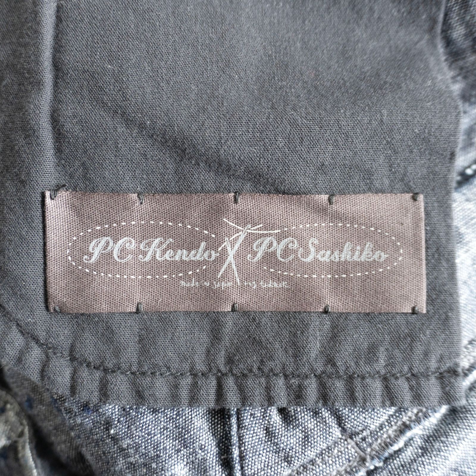 極美品】PORTER CLASSIC【NEW SASHIKO CROPPED PANTS】S ニュー刺子