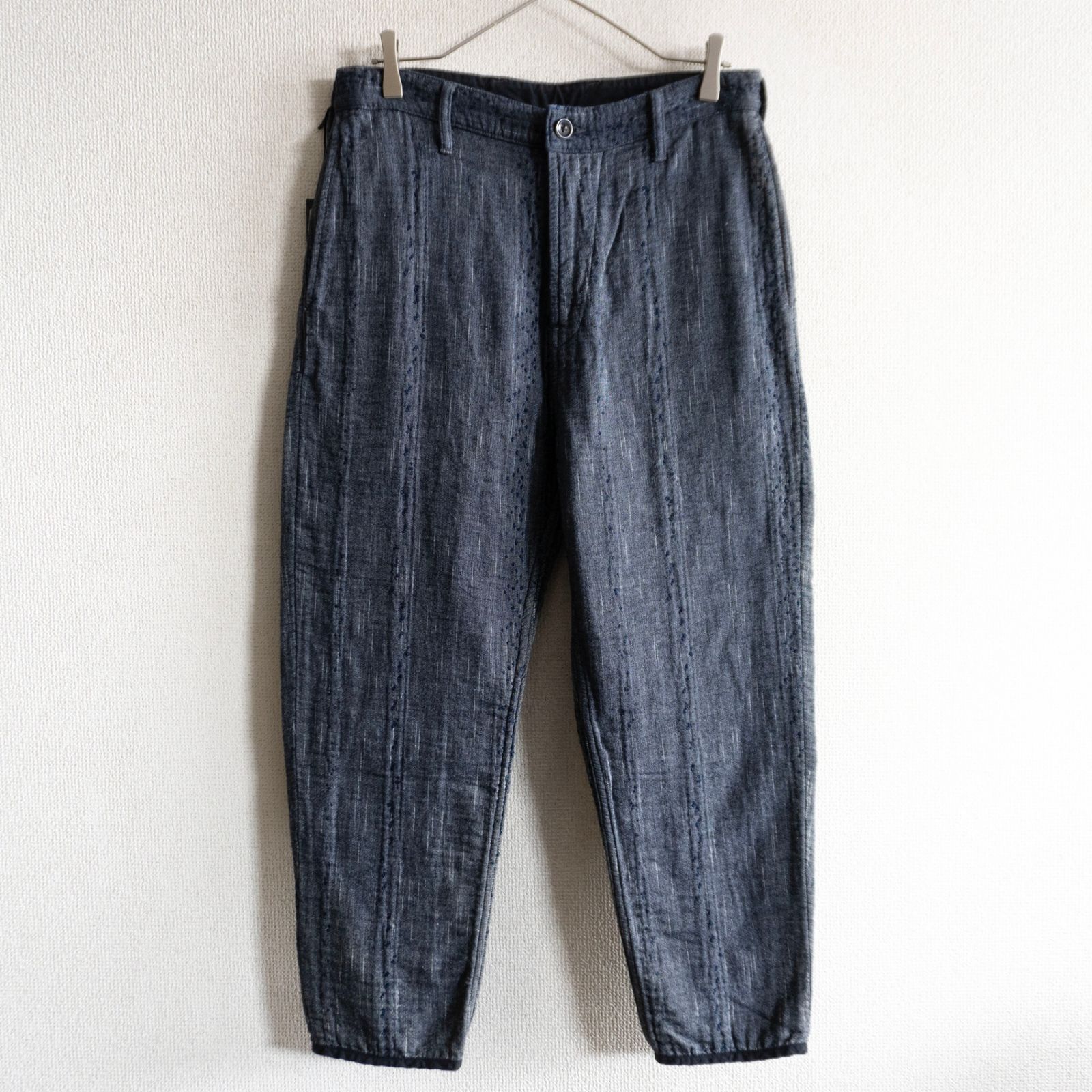 極美品】PORTER CLASSIC【NEW SASHIKO CROPPED PANTS】S ニュー刺子