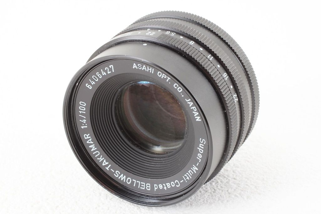 美品 Pentax ペンタックス SMC BELLOWS-TAKUMAR 100mm F4 単焦点