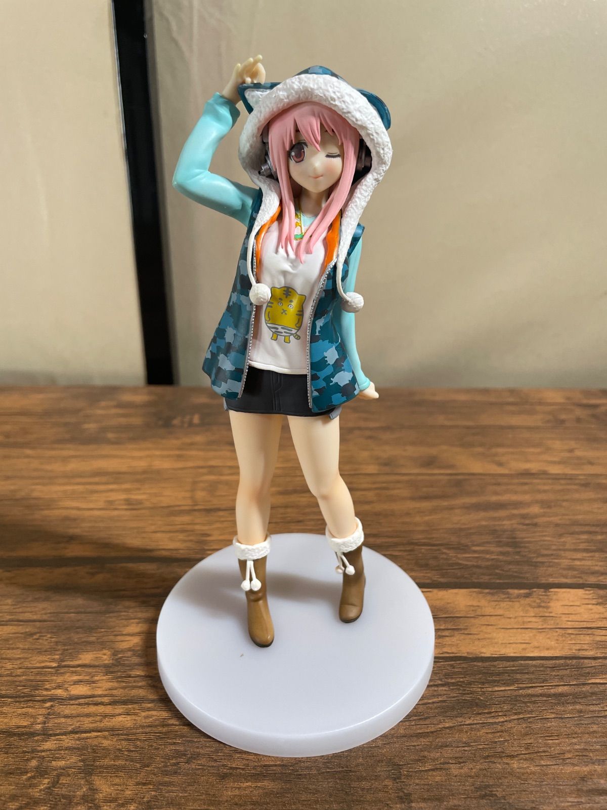 すーぱーそに子 ブルー すーぱーそに子 フィギュア 虎パーカー - メルカリ