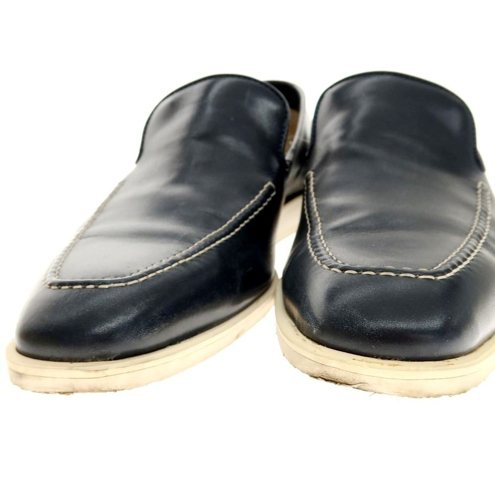 中古】フェランテ FERRANTE ヴァンプローファー ネイビー【サイズ7 1/2