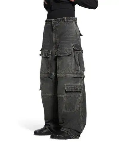 バレンシアガ 제페니즈 デニム カーゴ 24ss