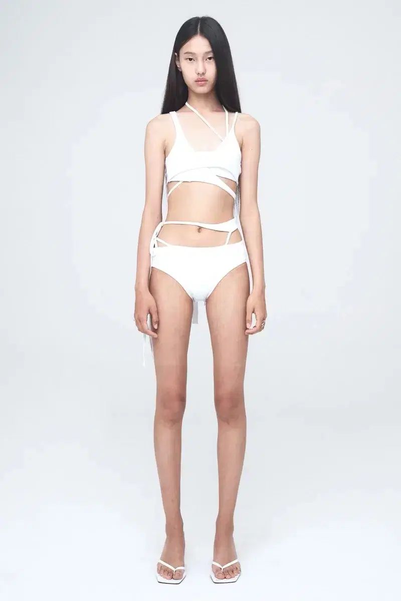 NACHE(ナチェ) レイヤード ビキニ WIND LAYERED BIKINI white 1