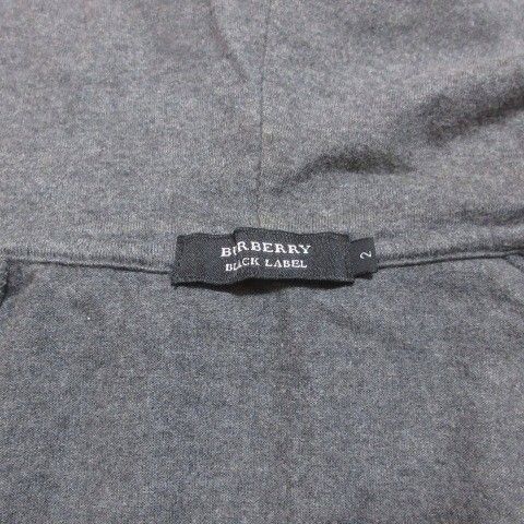 バーバリーブラックレーベル BURBERRY BLACK LABEL ニットパーカー