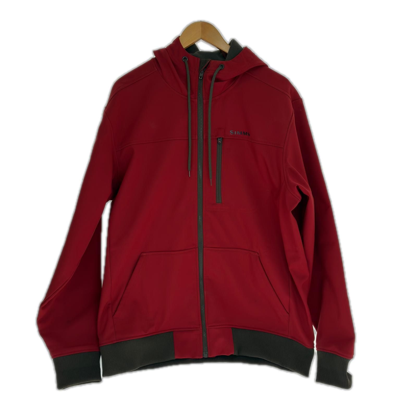SIMMS フィッシングウェア ローグフーディ SIZE L 34981 レッド