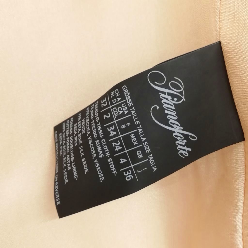 マックスマーラ MAX MARA pianoforte ノーカラー ジャケット レーヨン