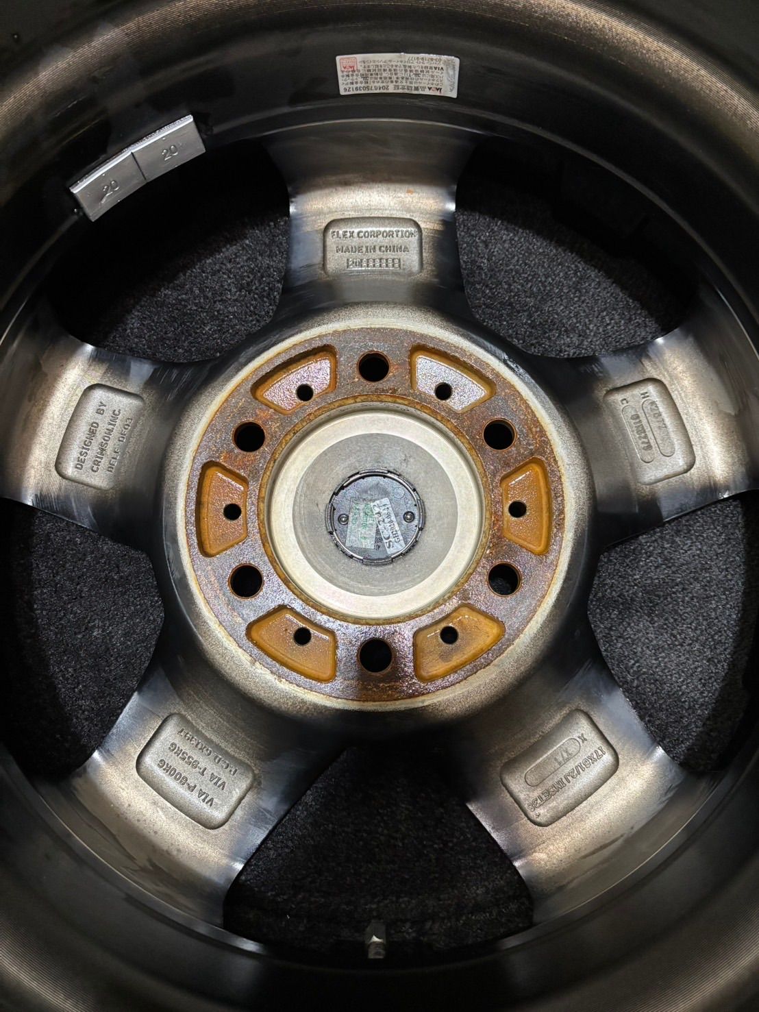 ☆FLEX DELF 03 17インチ 6.5J +38 139.7 6H アルミホイール 4本