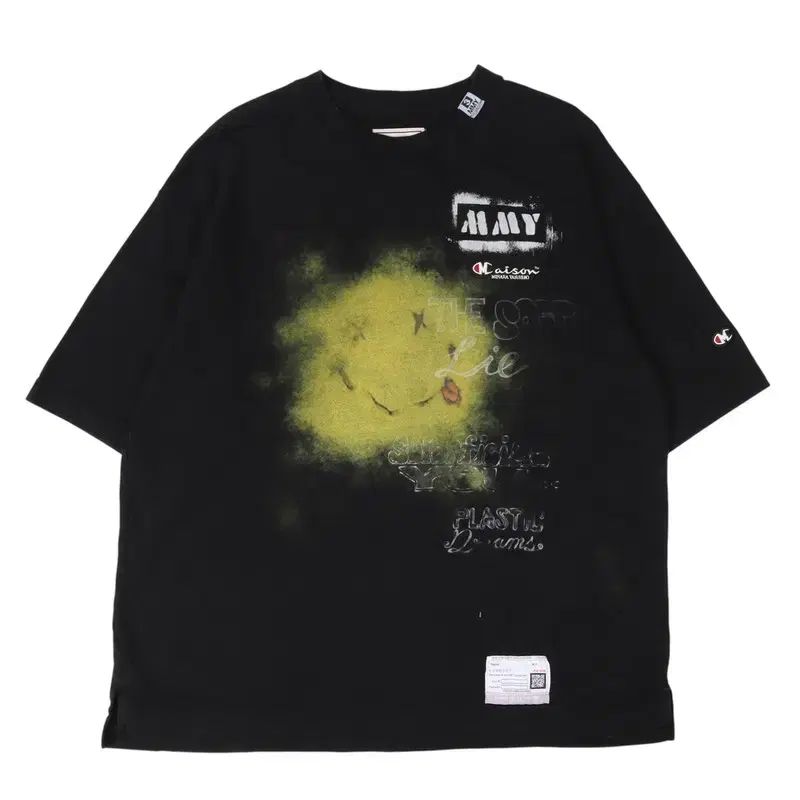メゾンミハラヤスヒロ 23SS スマイル プリント Tシャツ
