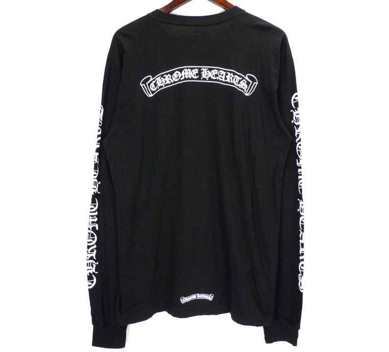 クロムハーツ CHROME HEARTS 【 CH L/S TEE 】アーム ロゴ バック