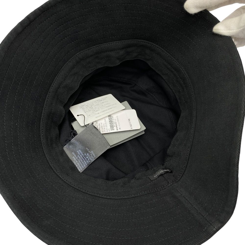 未使用 BALENCIAGA バレンシアガ ロゴエンブロイダリー ダメージ加工