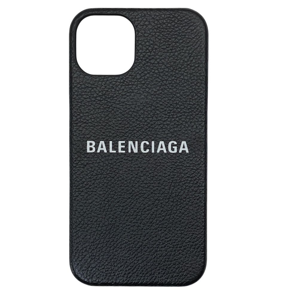 未使用 BALENCIAGA バレンシアガ ロゴ アイフォンケース iPhone 13 ケース スマホケース レザー ブラック 洗練 上質 デイリー 定番 実用的 11,880円