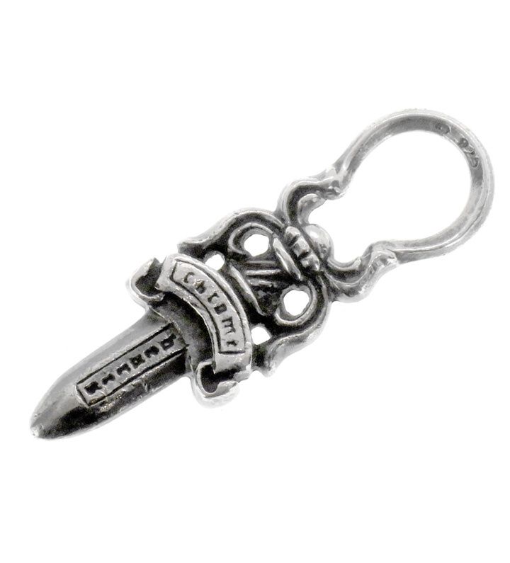クロムハーツ CHROME HEARTS 【 #5 DAGGER ZIP2 】 #5 ダガー ジップ 丸型 シルバー ネックレス トップ n11523 55,200円