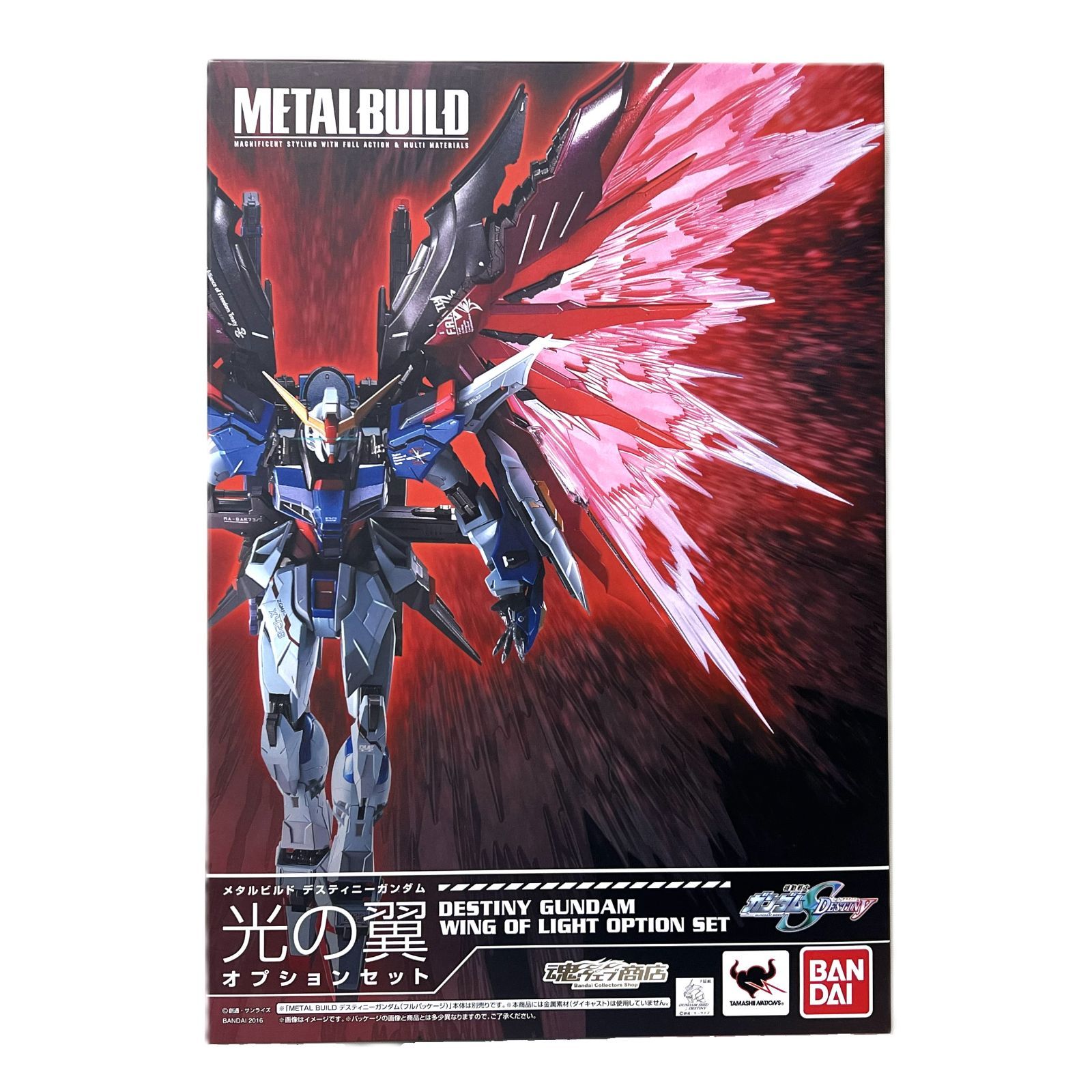 中古】未開封 METAL BUILD ZGMF-X42S デスティニーガンダム 光の翼