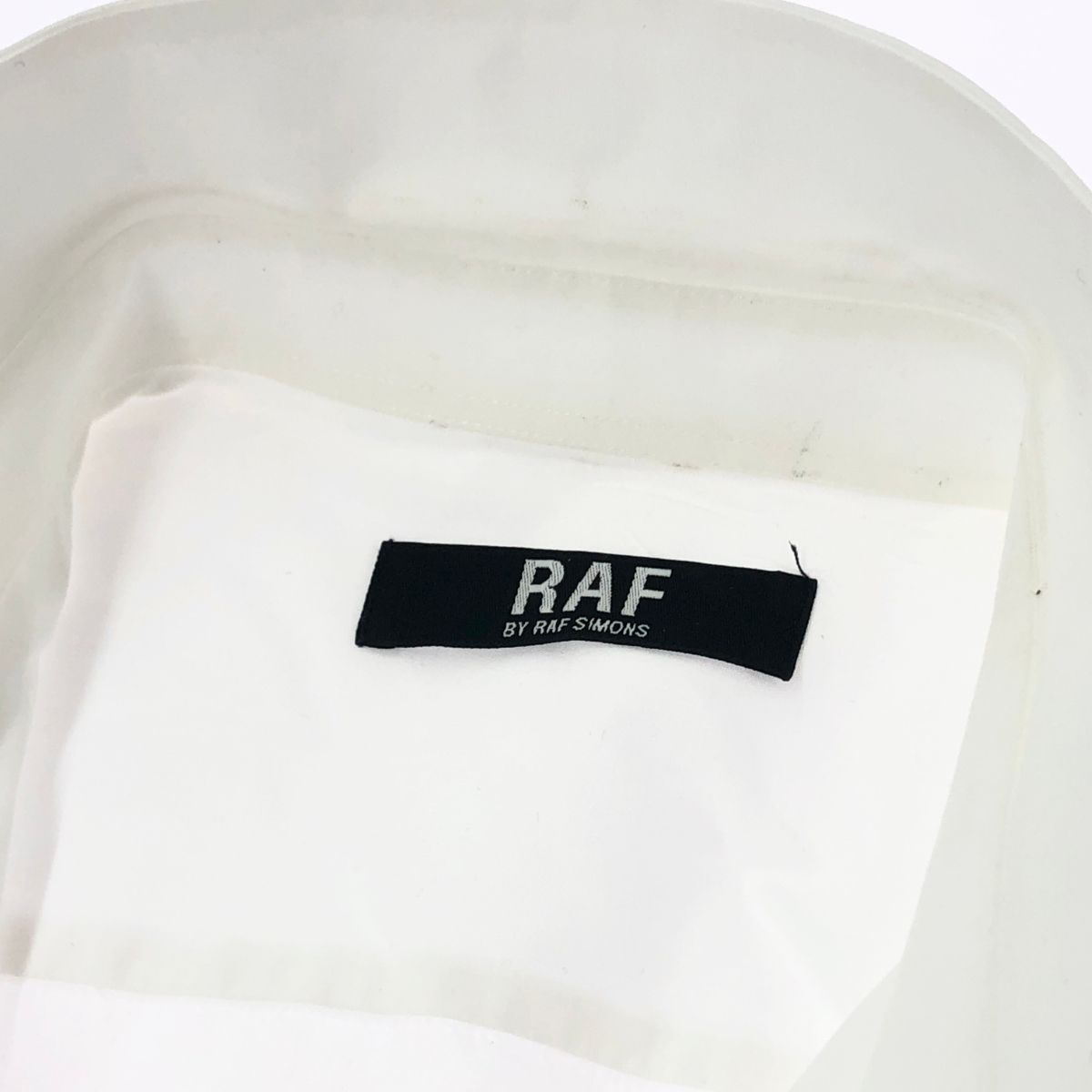 RAF BY RAF SIMONS ラフバイラフシモンズ 長袖シャツ サイズ:S ロゴ