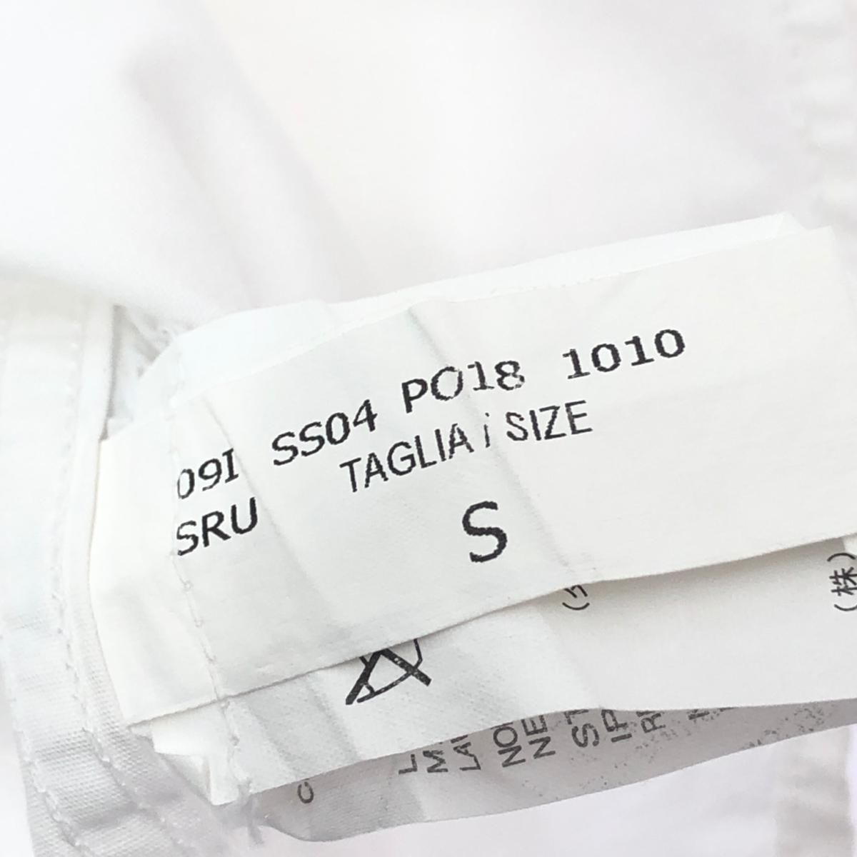 RAF BY RAF SIMONS ラフバイラフシモンズ 長袖シャツ サイズ:S ロゴ刺繍/ワイシャツ    ホワイト メンズ / 243001006583 RAF BY RAF SIMONS ラフバイラフシモンズ 長袖シャツ サイズ:S ロゴ