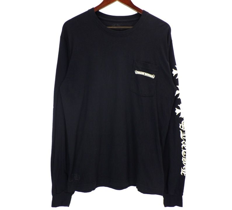 クロムハーツ CHROME HEARTS 【 CH L/S TEE 】 アーム ロゴ プリント