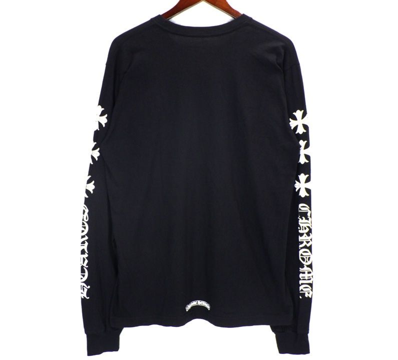 クロムハーツ CHROME HEARTS 【 CH L/S TEE 】 アーム ロゴ プリント