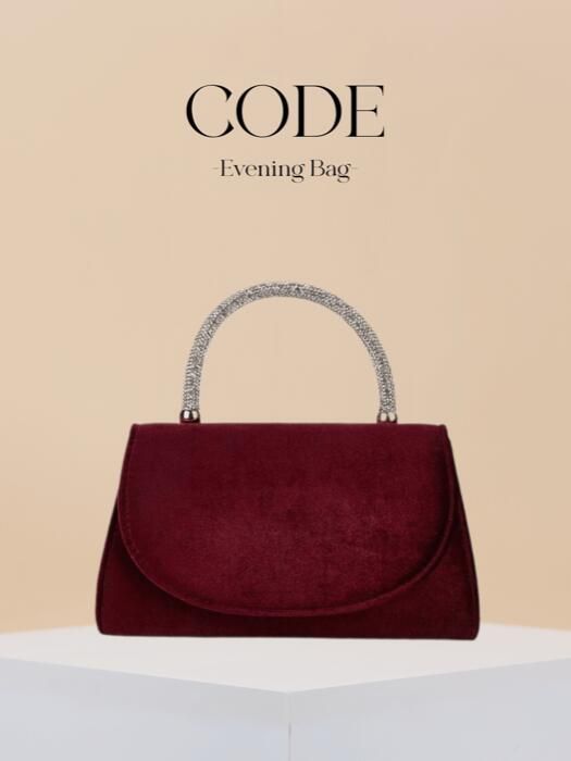 Women's Party Bags, New Classic Burgundy Corduroy Handbags, Suitable for Evening Dresses, Makeup Pouches, Purses, and Detachable Metal Shoulder Straps for Parties, Weddings, and Events
