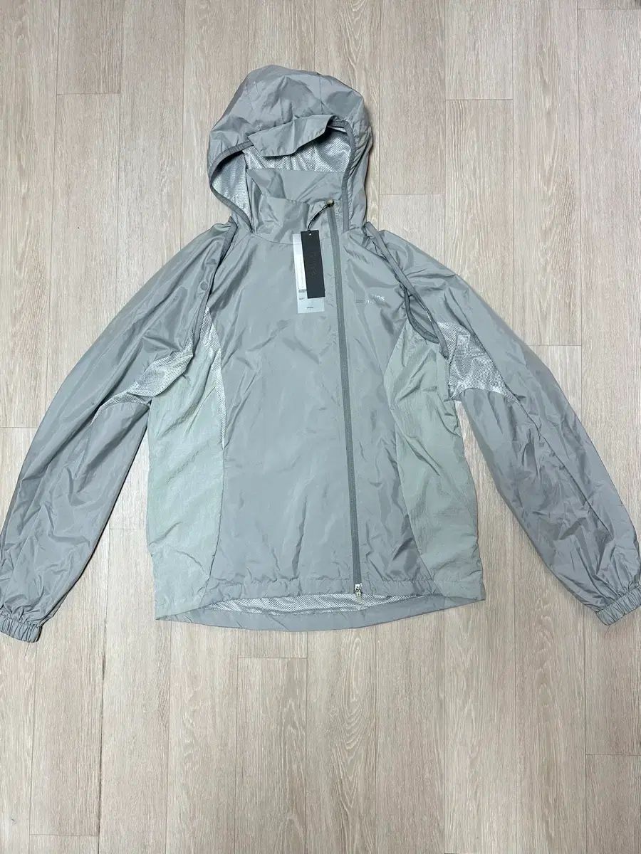 (新品) オホス OJOS ウーブン ジャケット グレー 新品 (fサイズ)