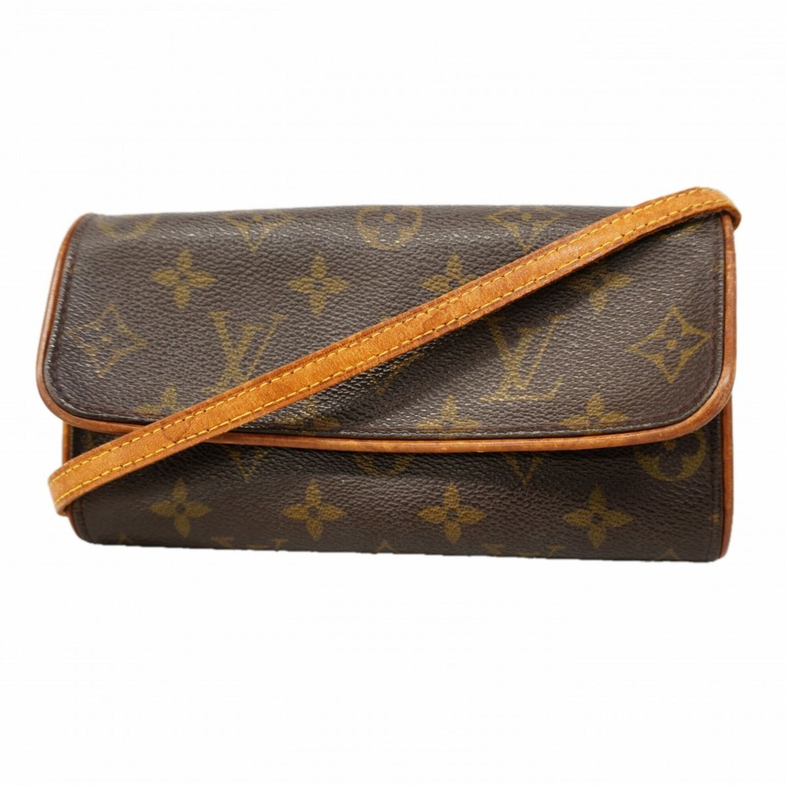ルイ・ヴィトン(Louis Vuitton) ルイ・ヴィトン ショルダーバッグ モノグラム ポシェットツインPM M51854 ブラウンレディース
