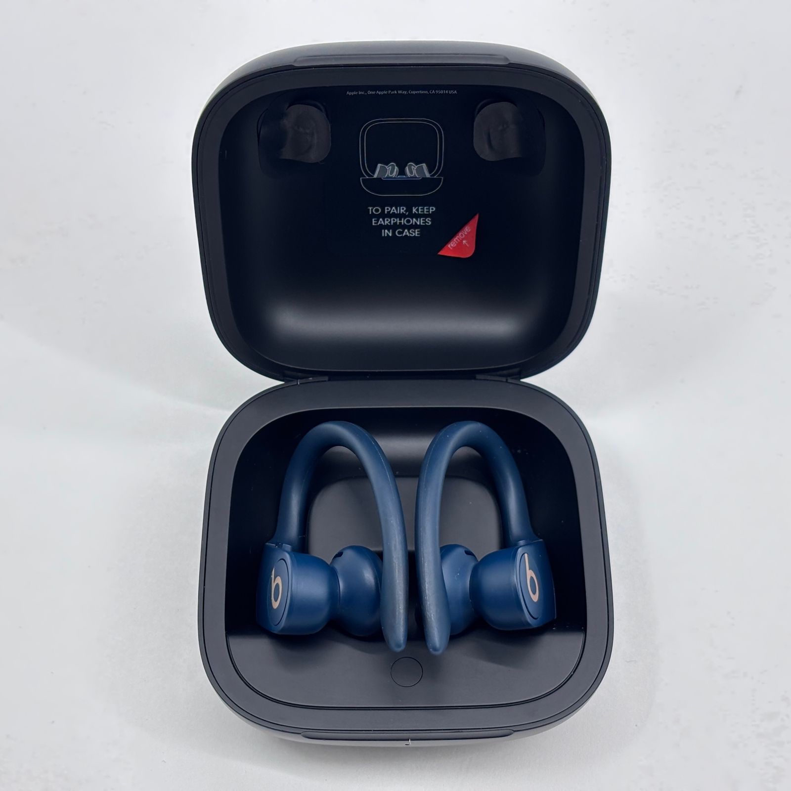 美品 POWER BEATS PRO MV702PA フルワイヤレスイヤホン ネイビー【6171