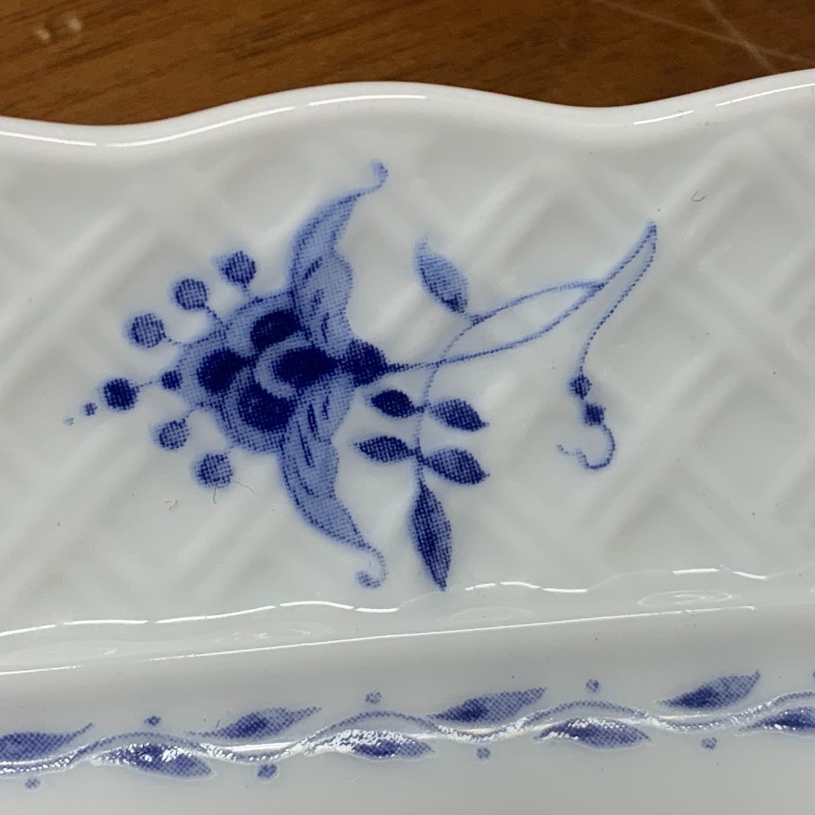 NARUMI ナルミ Fine China スクエアプレート大皿×1/取皿×5枚 計6枚