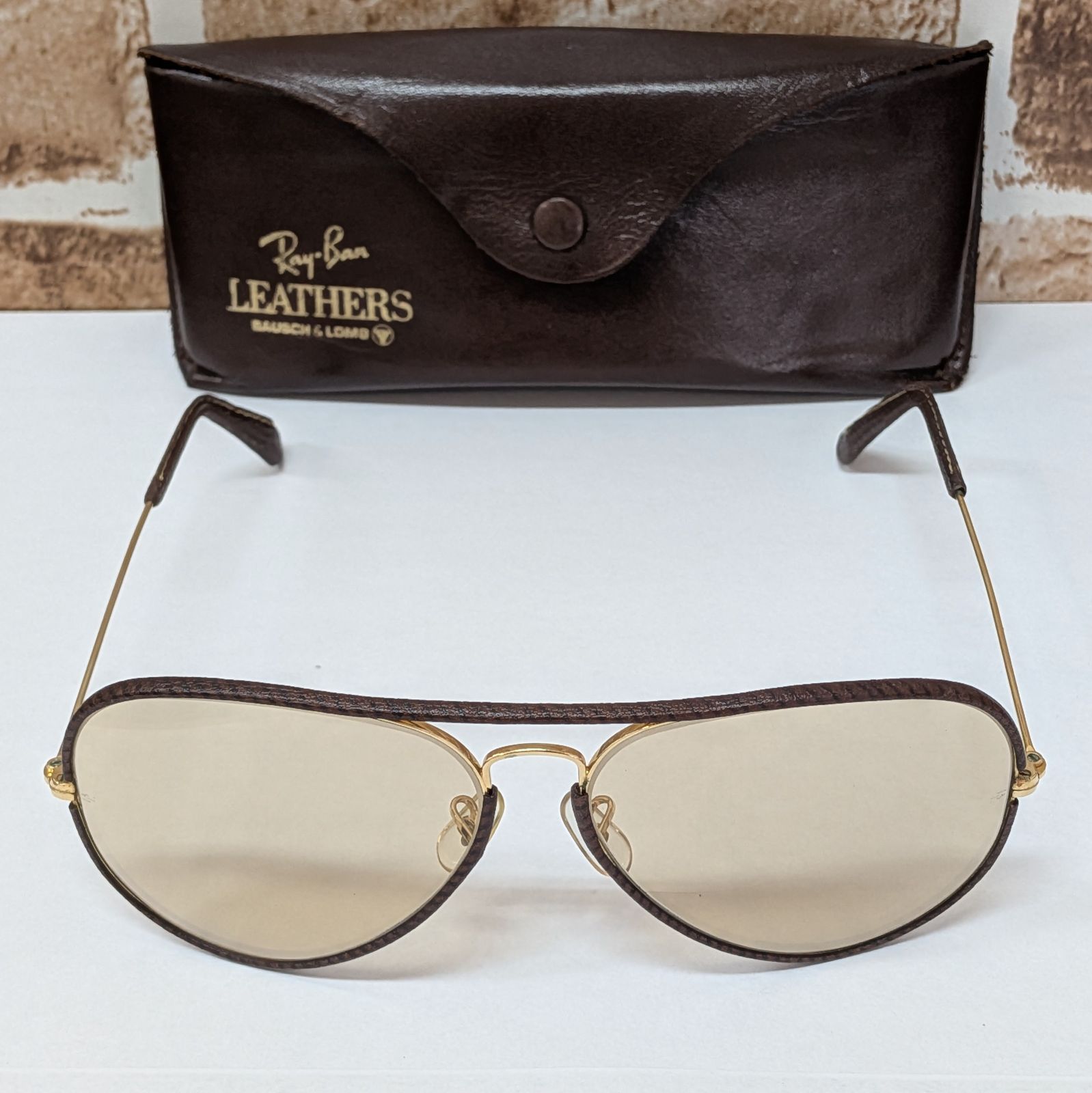 希少・ヴィンテージ ①】ボシュロム社製 レイバン（Ray-Ban）LEATHERS