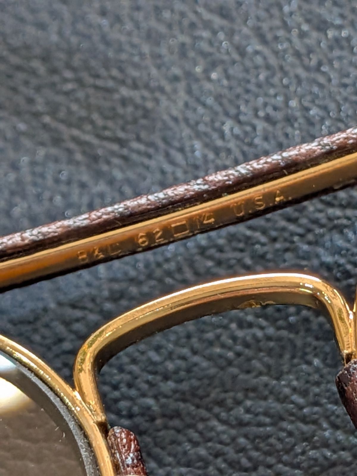 希少・ヴィンテージ ①】ボシュロム社製 レイバン（Ray-Ban）LEATHERS