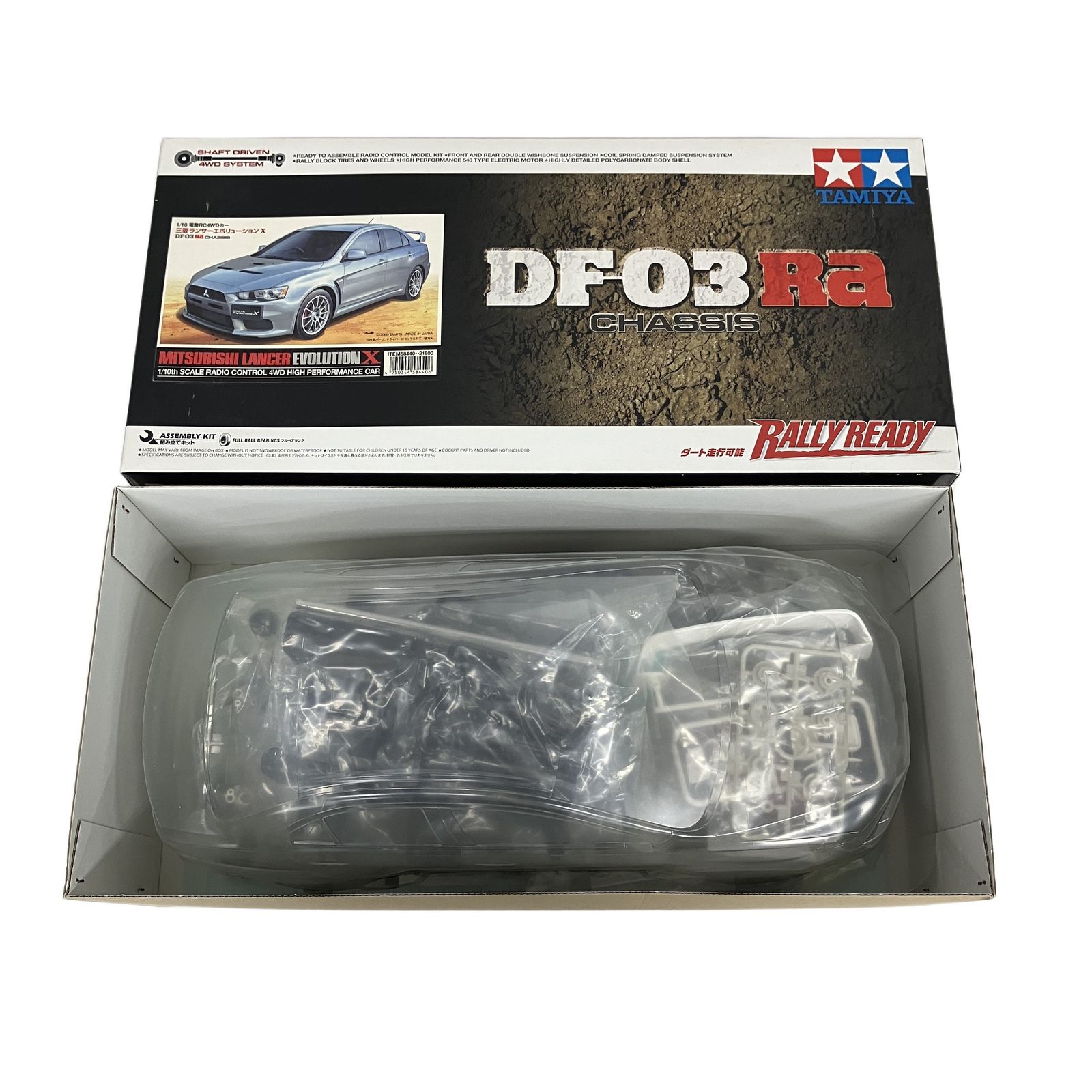 TAMIYA DF-03Ra シャーシ キット 1/10 三菱ランサーエボリューションX