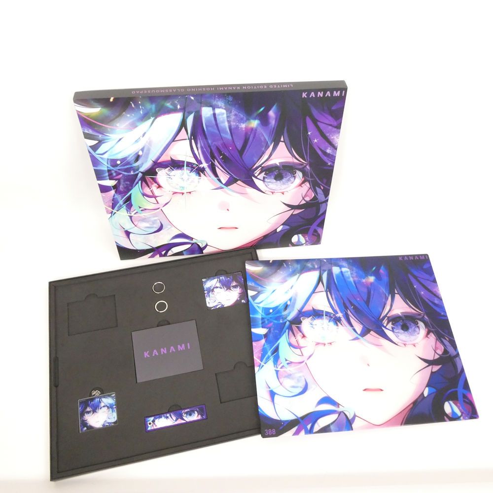 美品 KANAMI カナミ Hoshino by Opal ガラスマウスパッド 490×420×3 ゲーミング ゲーム eスポーツ HM1065