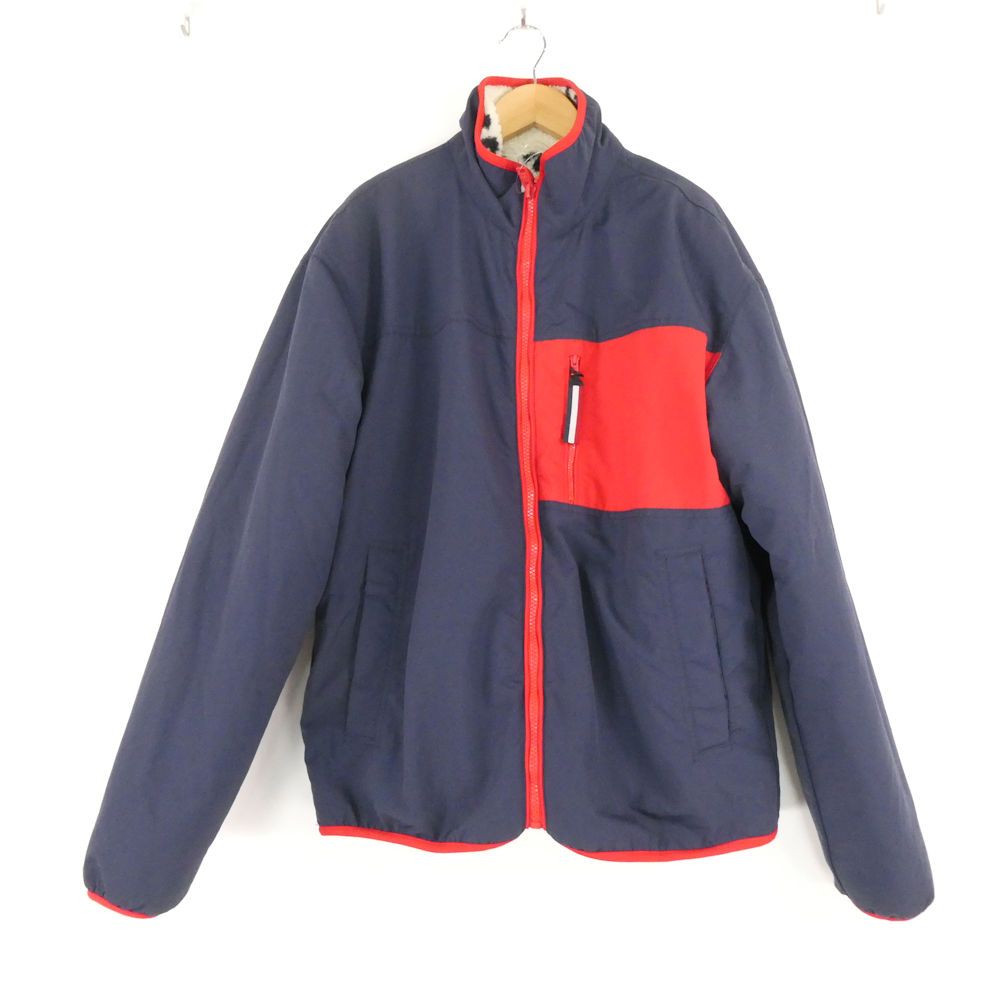 美品 TOMY JEANS トミージーンズ DM0DM07184 リバーシブル ボア