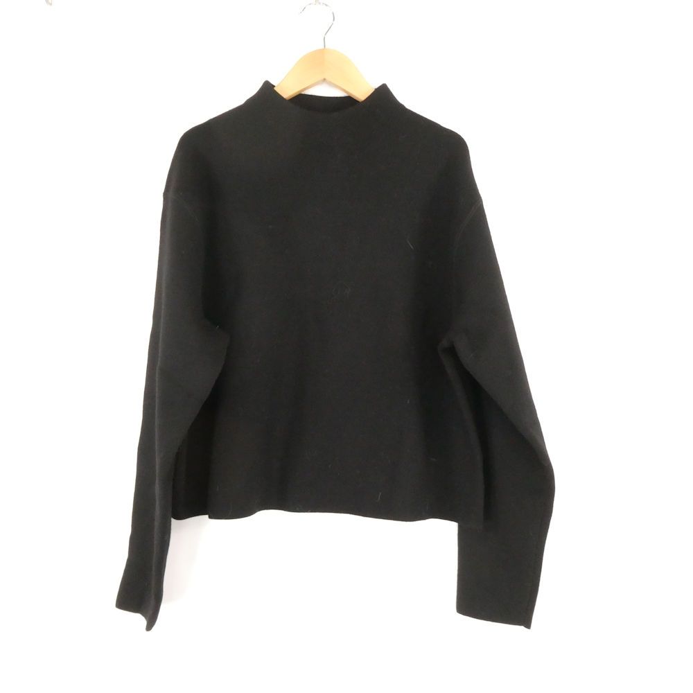 美品 theory luxe セオリー ニット トップス 38 Mサイズ相当 ウール 他 長袖 モックネック レディース AM9233A41