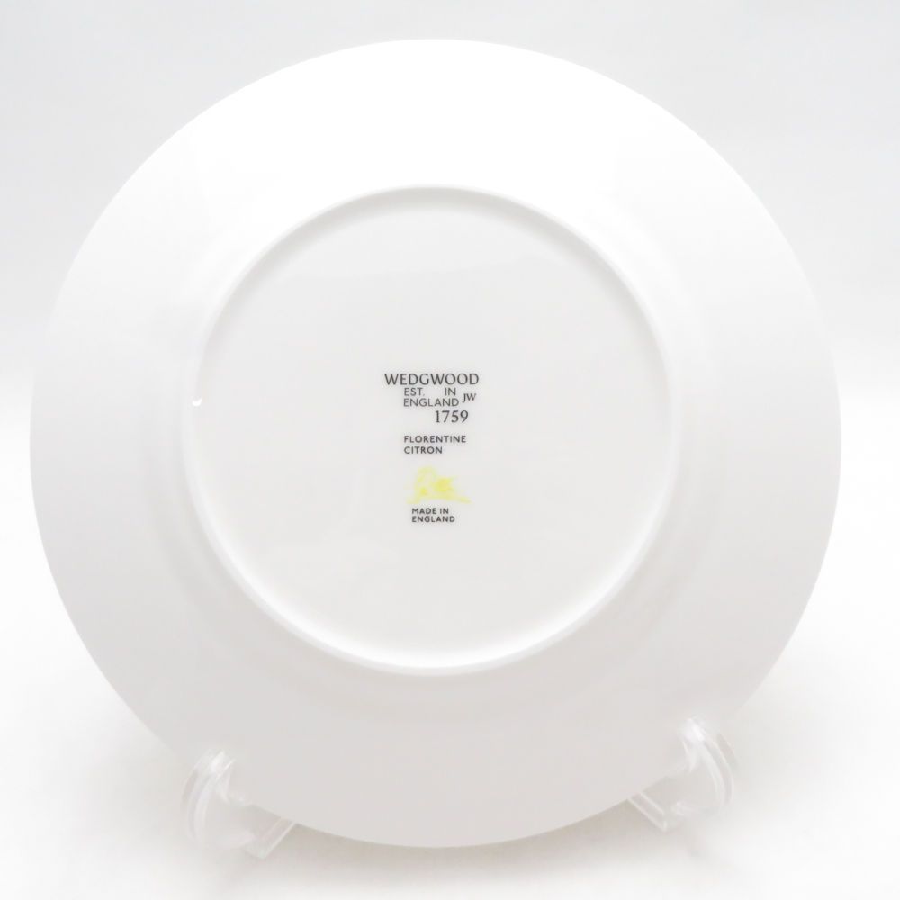 未使用 WEDGWOOD ウェッジウッド フロレンティーン シトロン 中皿 20cm