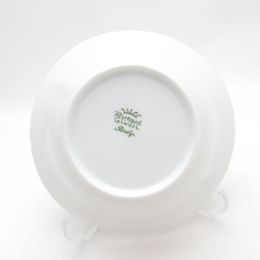 ◆ジノリのフルーツ皿5枚組◆ベッキオホワイト15cm深皿 Richard Ginori リチャードジノリ ベッキオホワイト フルーツソーサー