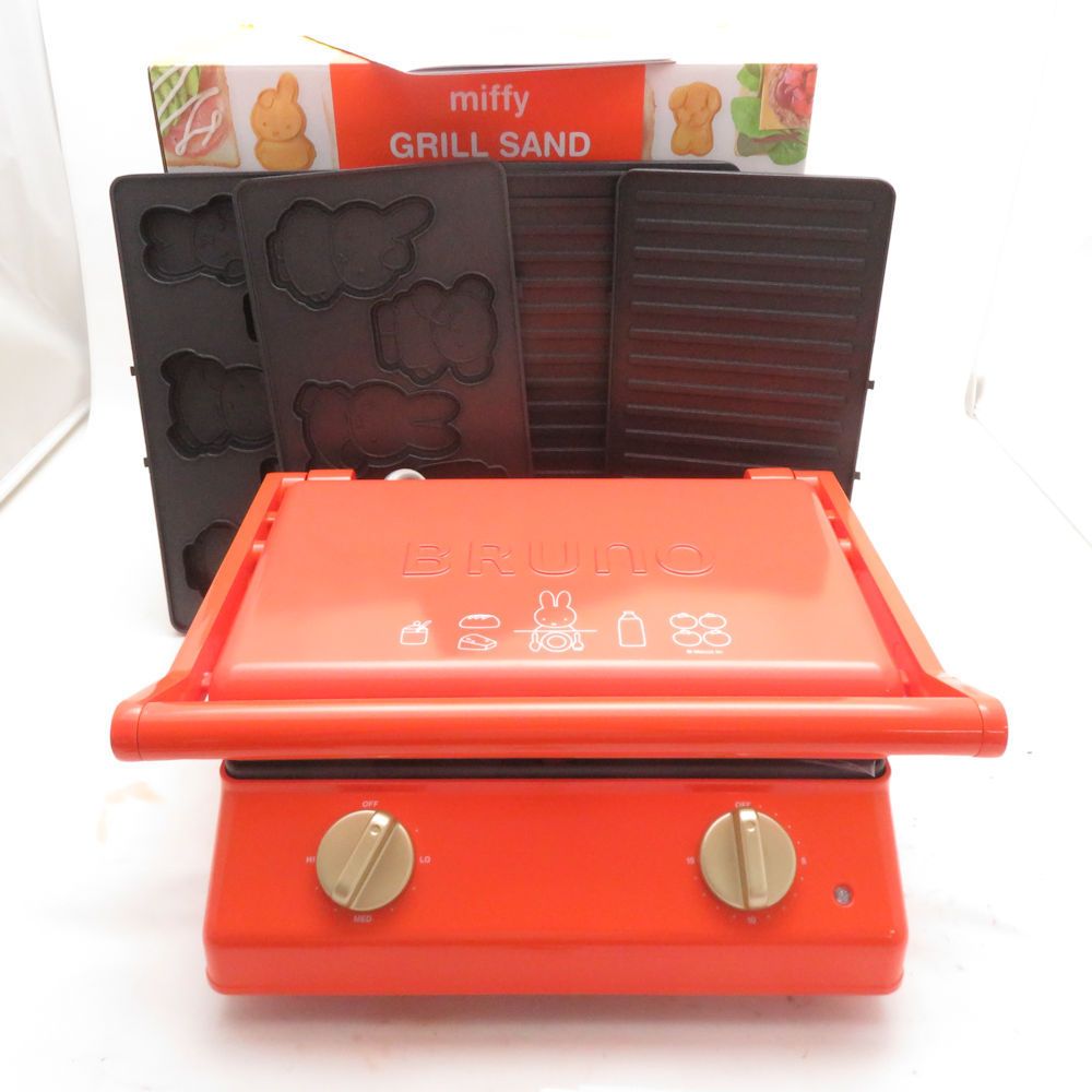 未使用 BRUNO ブルーノ BE2089-BRR miffy ブルーナレッド グリルサンド