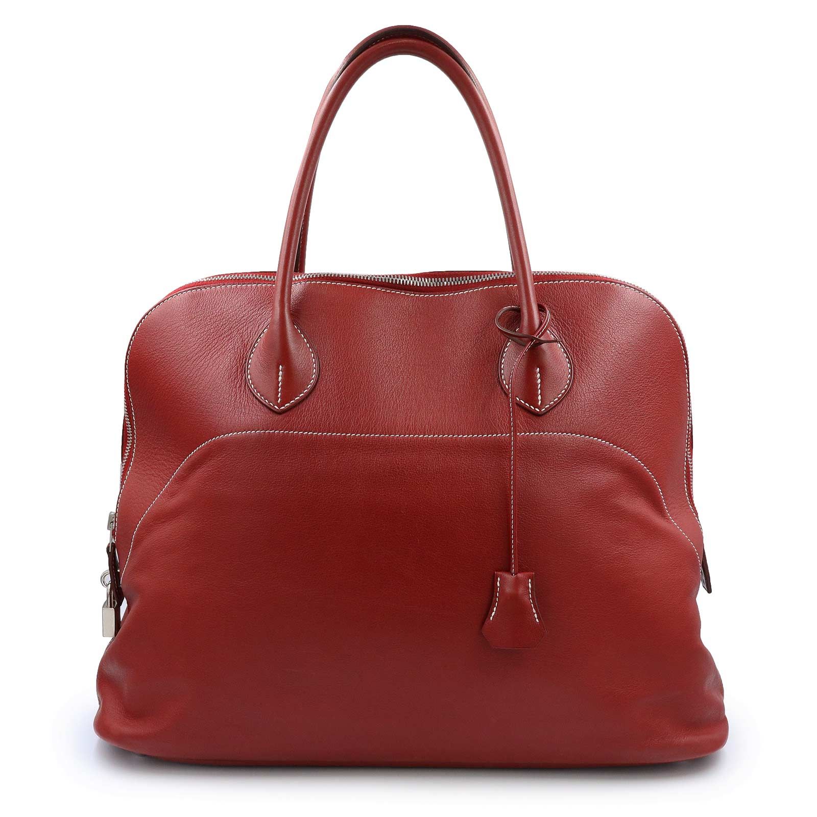 HERMES エルメスボリードリラックスヴォーシッキム/□Pローズジャイプール エルメス ボリード リラックス 40 ヴォーシッキム Rouge H ルージュ
