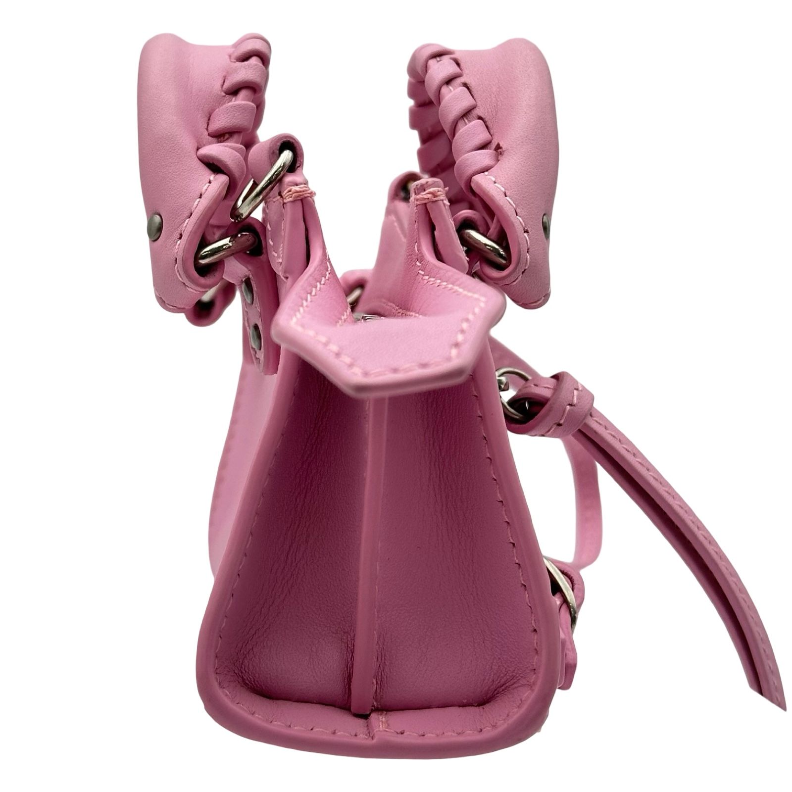 バレンシアガ BALENCIAGA ネオ クラシック スーパーナノ 669537 ピンク レザー レディース ショルダーバッグ バレンシアガ BALENCIAGA ネオ クラシック スーパーナノ 669537 ピンク レザー レディース ショルダーバッグ
