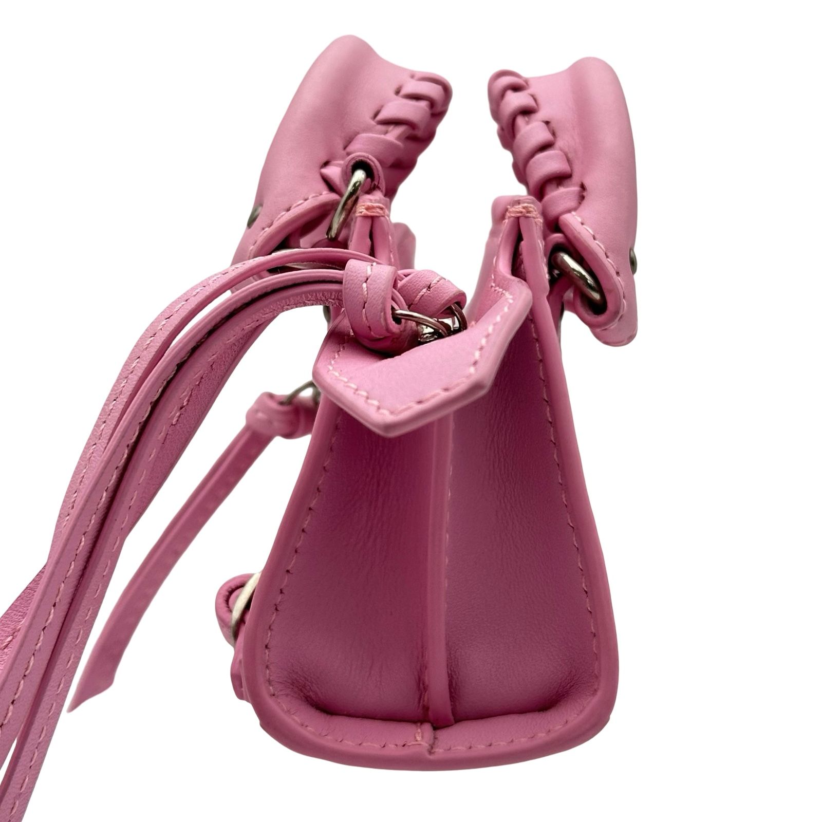バレンシアガ BALENCIAGA ネオ クラシック スーパーナノ 669537 ピンク レザー レディース ショルダーバッグ バレンシアガ BALENCIAGA ネオ クラシック スーパーナノ 669537 ピンク レザー レディース ショルダーバッグ