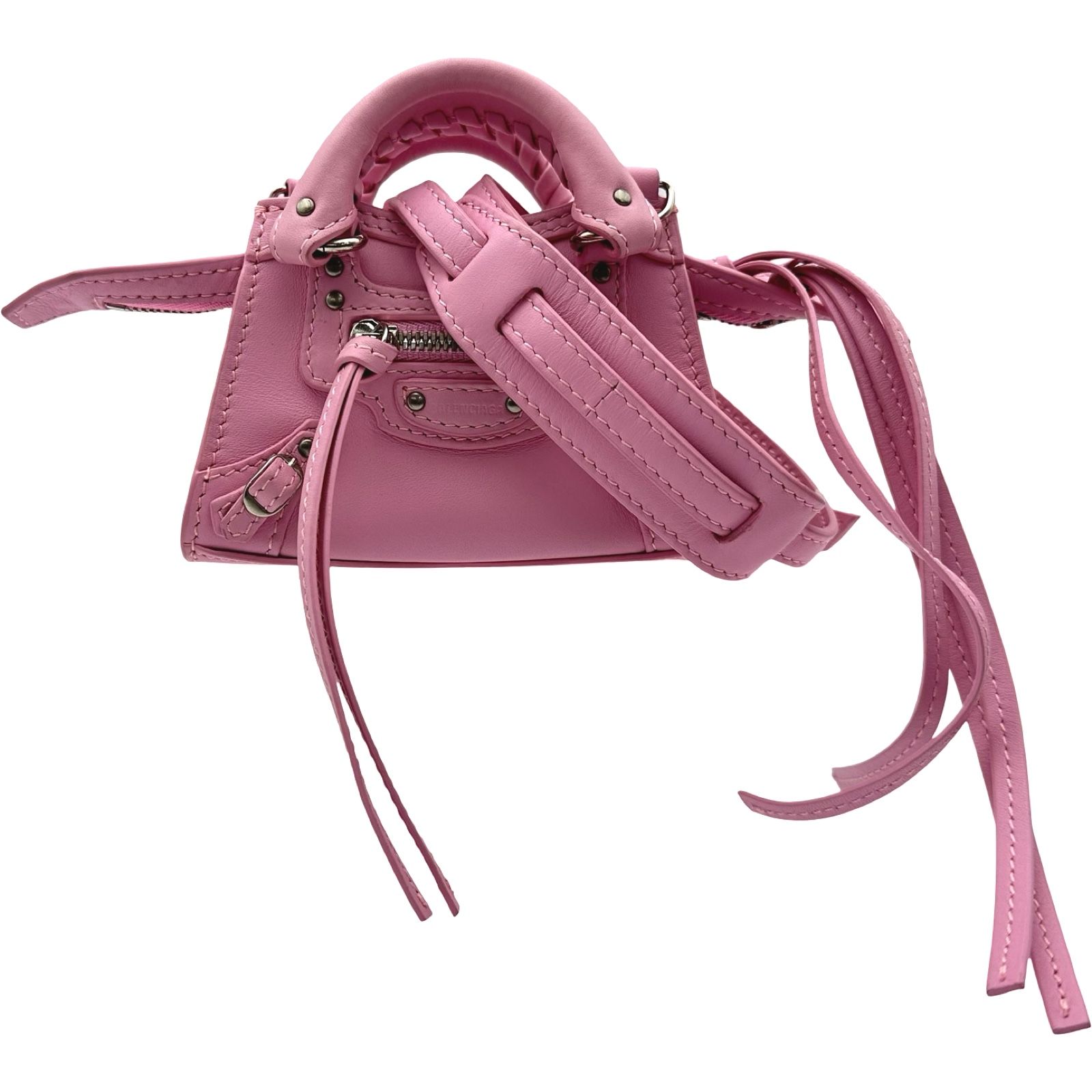 バレンシアガ BALENCIAGA ネオ クラシック スーパーナノ 669537 ピンク レザー レディース ショルダーバッグ バレンシアガ BALENCIAGA ネオ クラシック スーパーナノ 669537 ピンク レザー レディース ショルダーバッグ