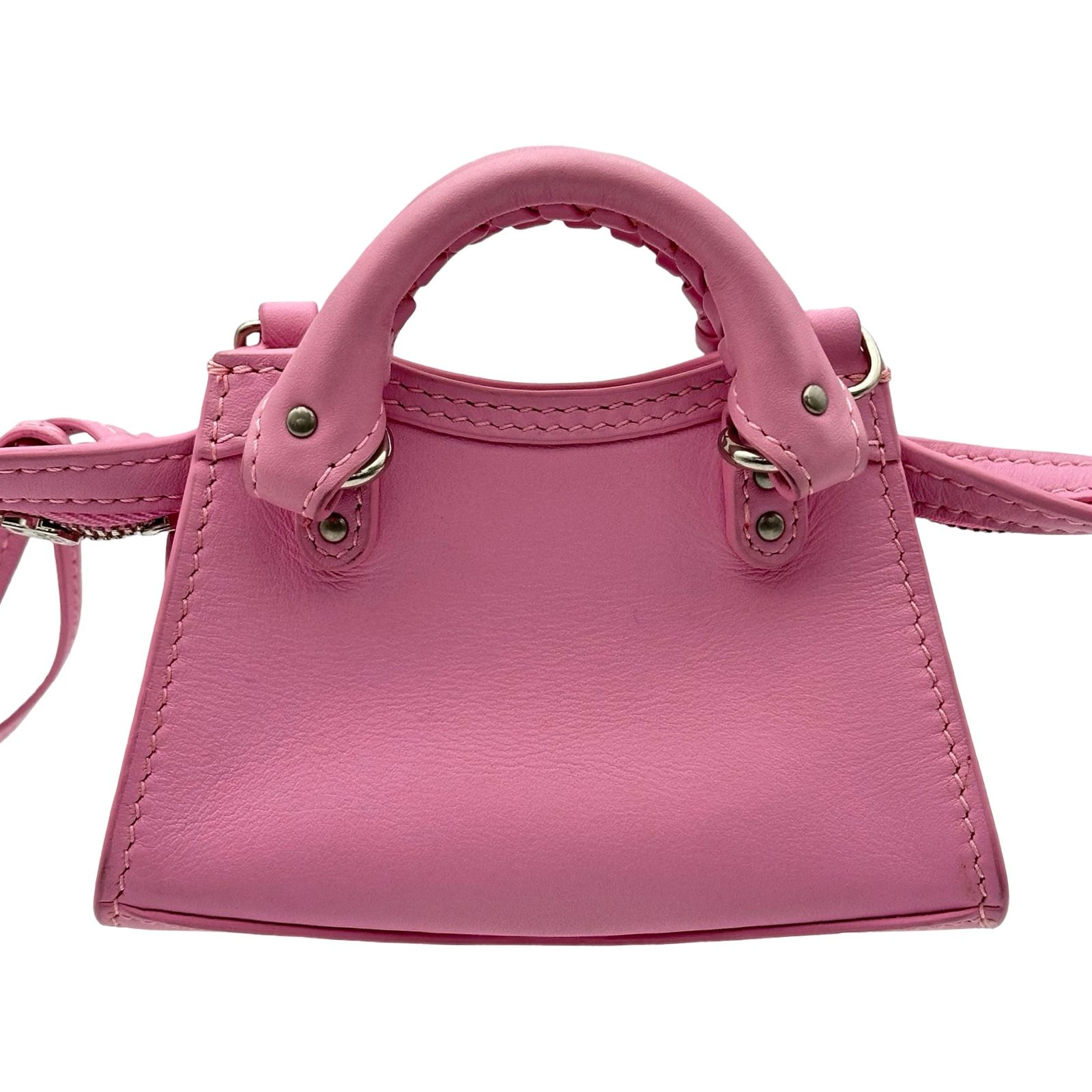 バレンシアガ BALENCIAGA ネオ クラシック スーパーナノ 669537 ピンク レザー レディース ショルダーバッグ バレンシアガ BALENCIAGA ネオ クラシック スーパーナノ 669537 ピンク レザー レディース ショルダーバッグ