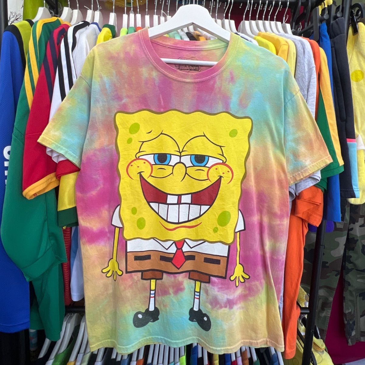 SPONGEBOB スポンジボブ タイダイ サイズL