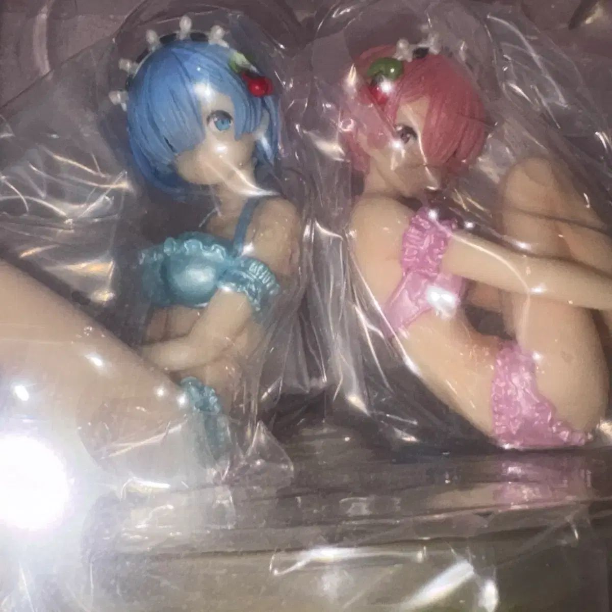 未開封 送料込み98) Re:ゼロから始める異世界生活 一番くじ レム ラム プリン Glitch Mode フィギュア ラストワン賞