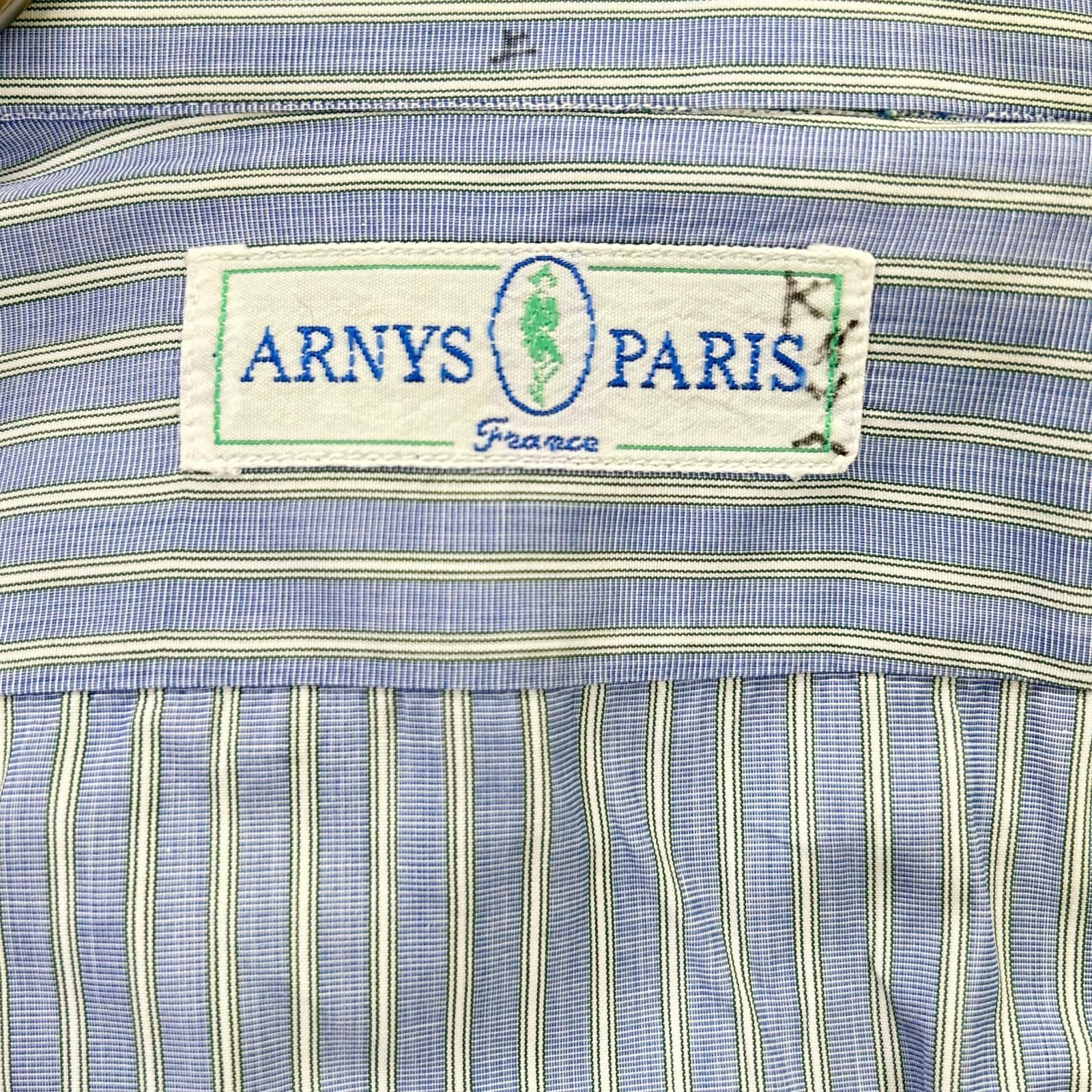 ARNYS アルニス ブルー ストライプ 長袖シャツ - メルカリ