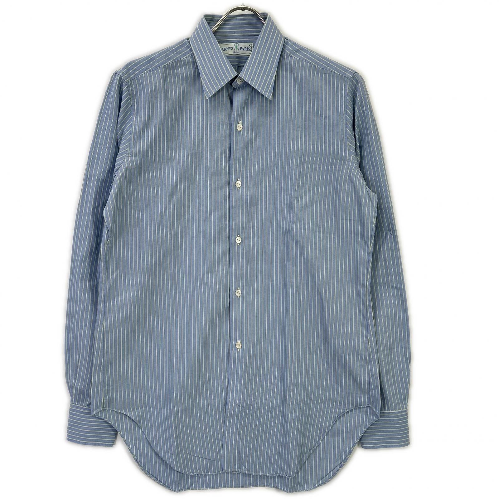 【希少】90s ARNYS PARIS ストライプシャツ ブルー 39Lsize ARNYS アルニス ブルー ストライプ 長袖シャツ - メルカリ