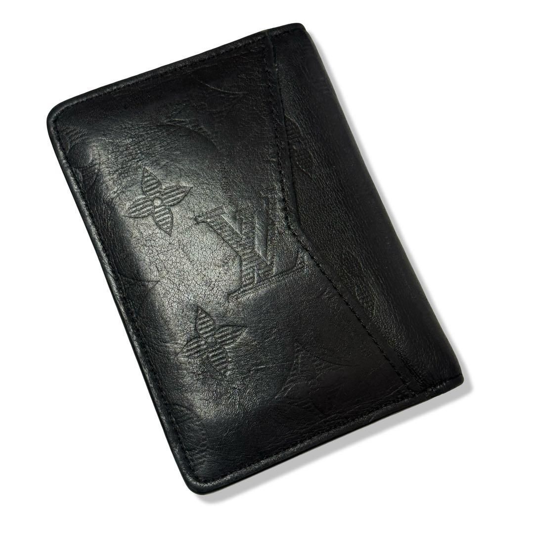 LOUIS VUITTON ルイヴィトン M62899 モノグラムシャドウ オーガナイザードゥポッシュ カードケース 黒 名刺入れ