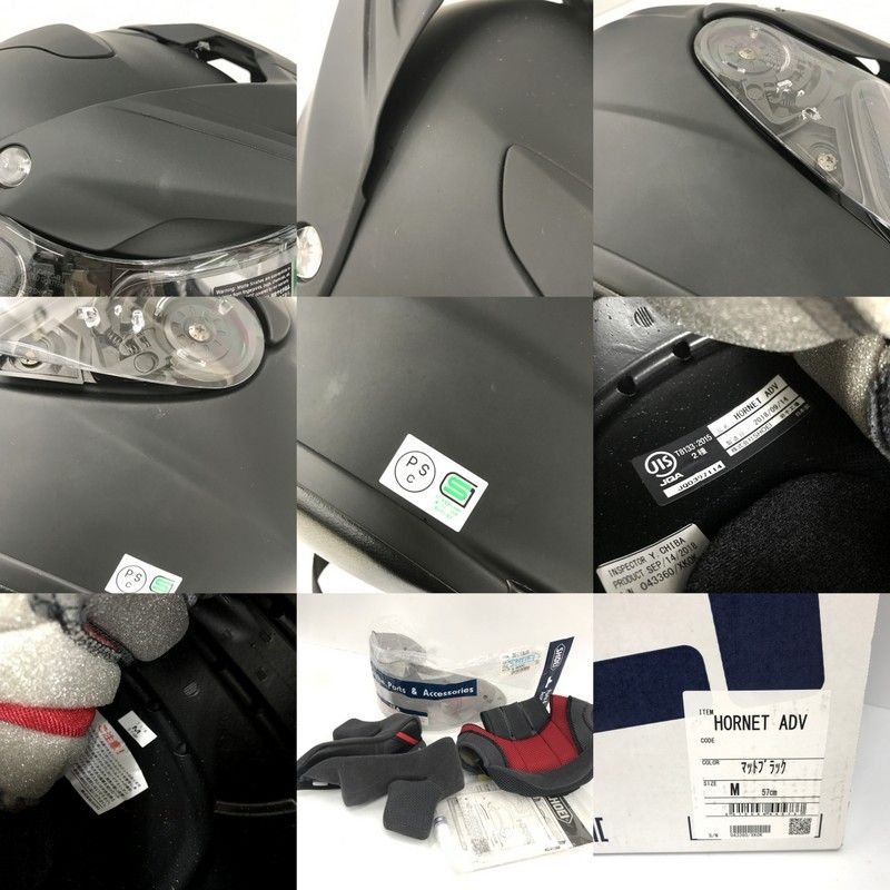SHOEI ショウエイ HORNET ADV オフロードヘルメット マットブラック M