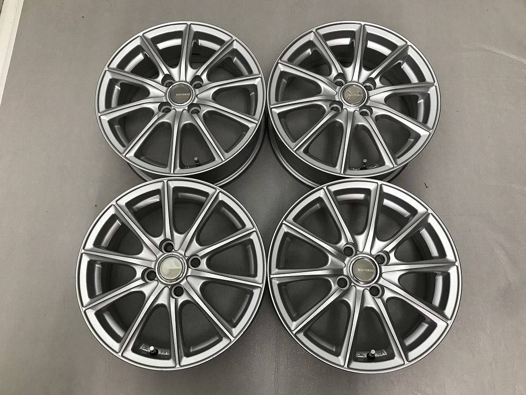 ◎小傷 美品 15inc 5.5J +42 100/4H 即納 4本 検) ヤリス アクア