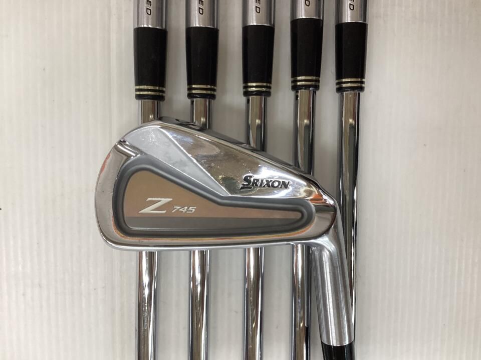 ダンロップ　スリクソン Z745　ダイナミックゴールド D.S.T.　S200フレックス　アイアンセット　中古【最短即日発送】
